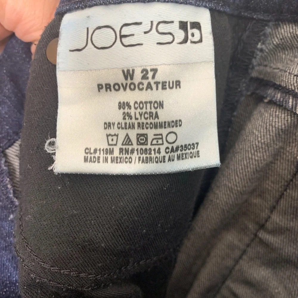 Joe’s Jeans Size 27 Provocateur BOOT CUT Dark Wash